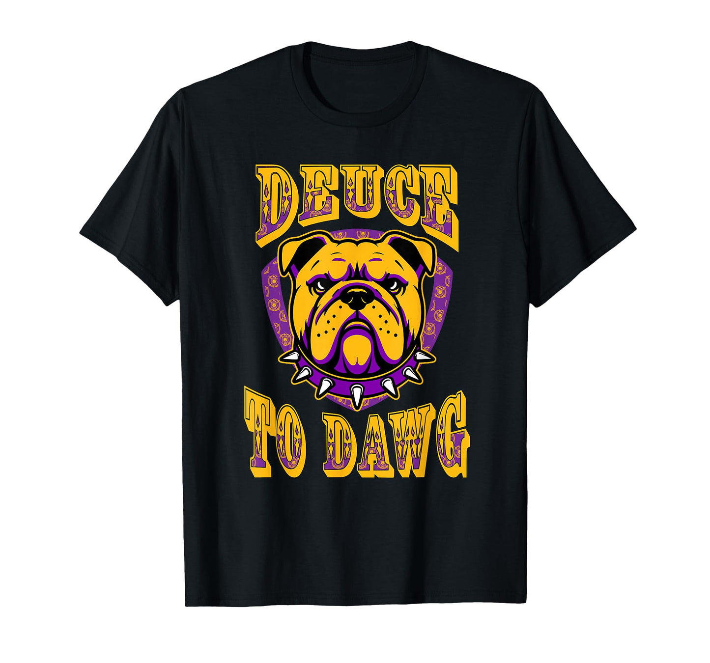 AMAZIGREEK Omega Psi Phi Fraternity Paraphernalia, Deuce To Dawg T-Shirt