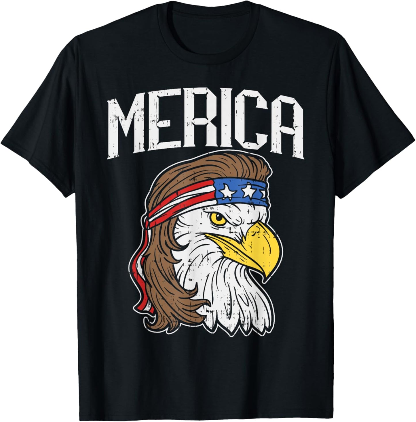 Merica Eagle Mullet Shirt 4th of July Redneck Patriot Gift T-Shirt