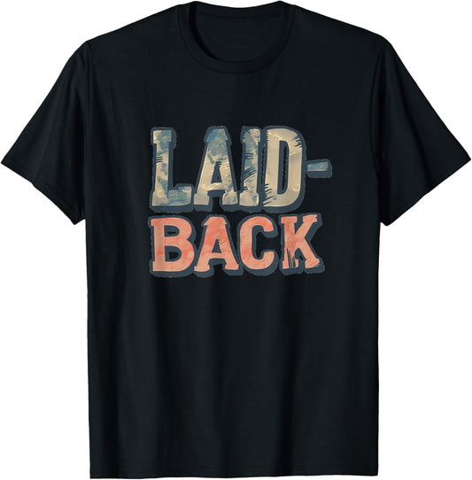 Amazing Laid Back Speech Emblem T-shirt by TeeBrew