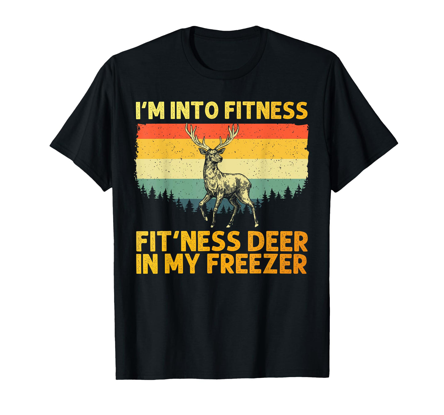 Deer Hunting Art for Men Women Wildlife Hunter Deer Hunting T-Shirt