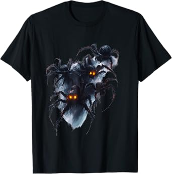 Creepy Spider Halloween Horror Apparel T-Shirt