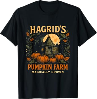 Hagrids Pumpkin Farm Spooky Season Halloween Fun T-Shirt