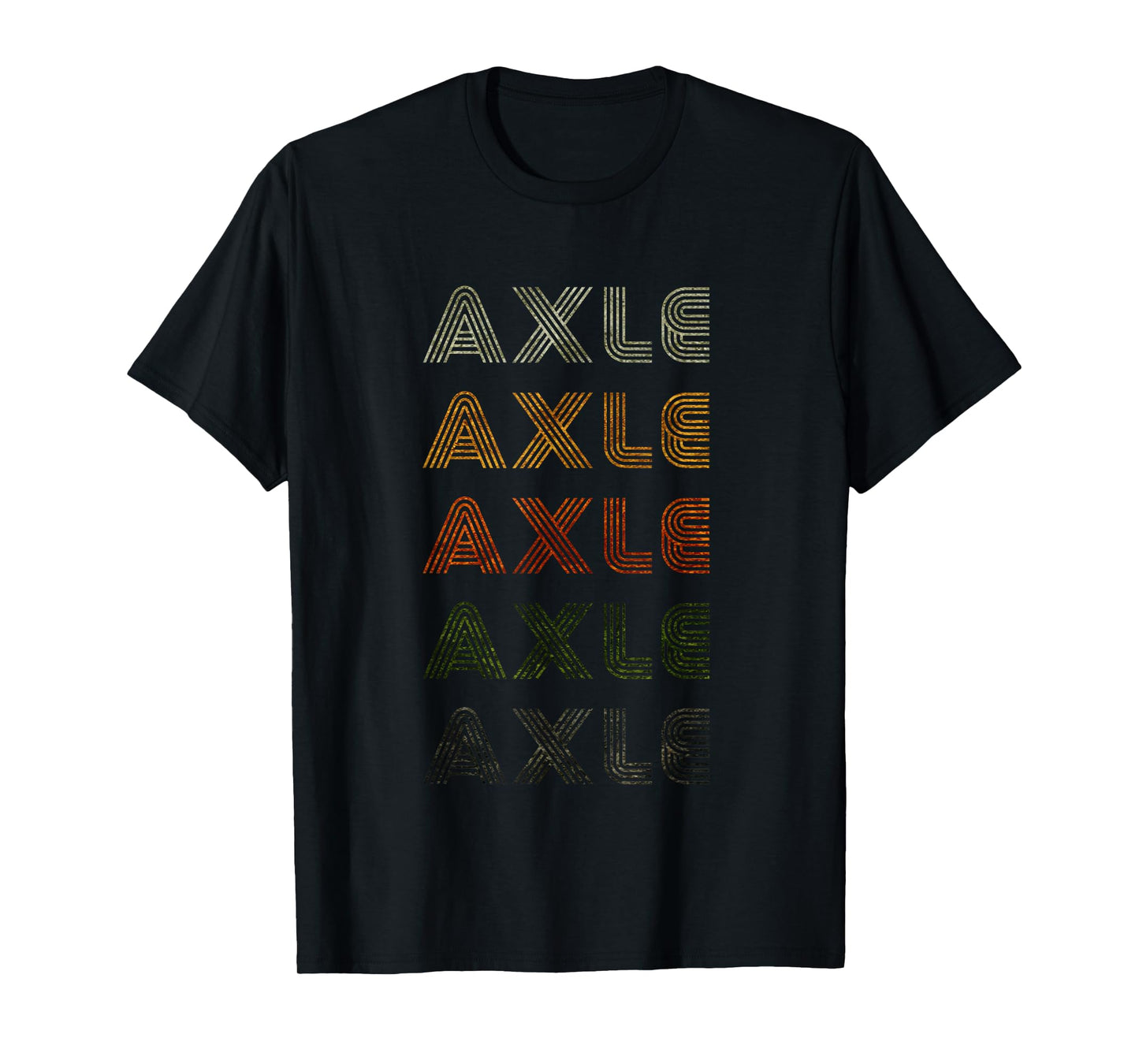 Love Heart Axle Tee Grunge Vintage Style Black Axle T-Shirt
