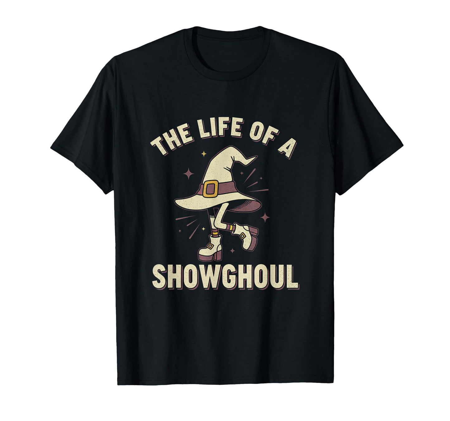 The Life of a Showghoul Creepy Retro Vintage Design T-Shirt