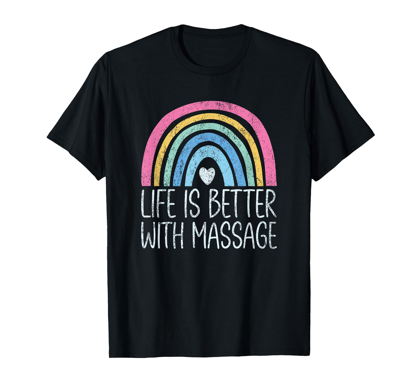 Vintage Life Is Better With A Massage LMT Massage Therapist T-Shirt