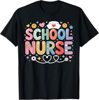 School Nurse Appreciation Day for Best Nurses Back to School T-Shirt