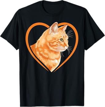Orange Tabby Cat Orange Cat Men Women Kids T-Shirt
