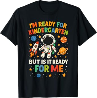Kindergarten Student Teacher Astronaut Space Back To School T-Shirt