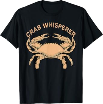 Crab Whisperer Vintage Crabbing Hunting Fishing Crab T-Shirt