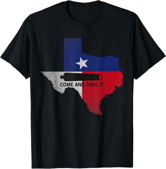 Come and Take it Canon Texas State Flag 1836 Gift T-Shirt