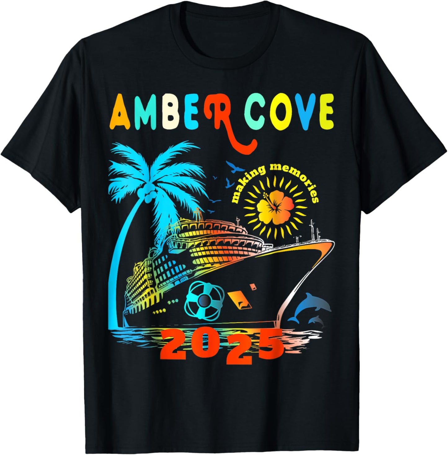 Amber Cove 2025 Family Trip Friends Group Vacation Cruise T-Shirt