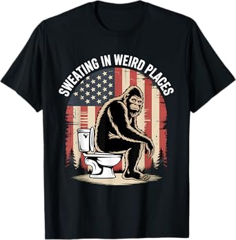 Sweating In Weird Places Funny Inappropriate Adult Humor T-Shirt
