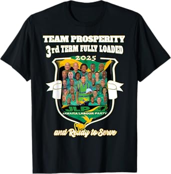Jamaica Labour Party, 3rdTEAM Prosperity JLP Supporter Gifts T-Shirt