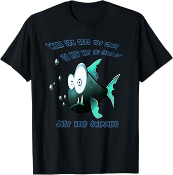Positive Thinking T-Shirt - Gift for Swimmers / Optimists T-Shirt