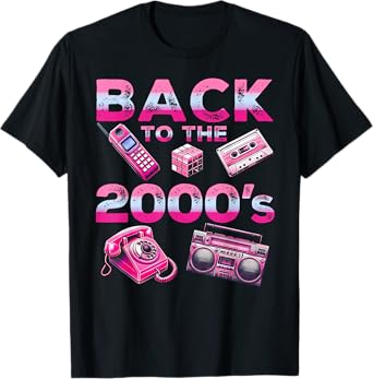 Back To 2000's 2000s Vintage Style 2000s Retro Party T-Shirt