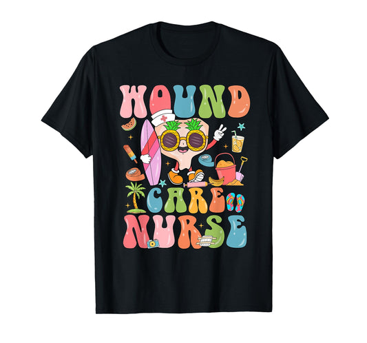 Funny Wound Care Nurse Summer Vibes Nurse Specialist T-Shirt
