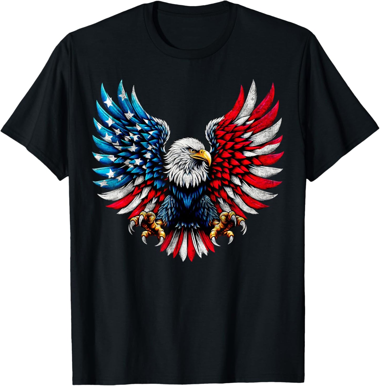 American Flag Bald Eagle Patriotic 4th Of July Gifts T-shirt