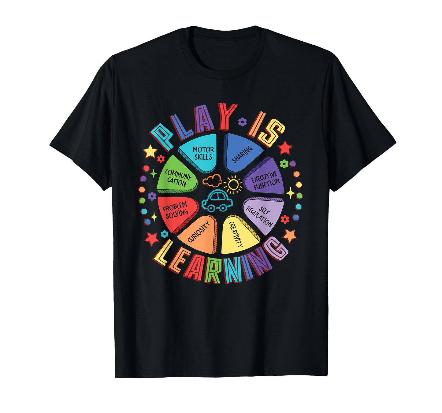 Teacher Life Teaching Back To School Plays Is Learning T-Shirt for Men Women