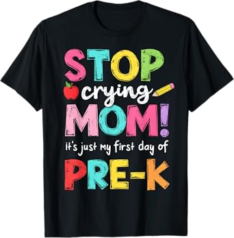Pre-k Back to School First Day Of Pre-Kindergarten Kids T-Shirt