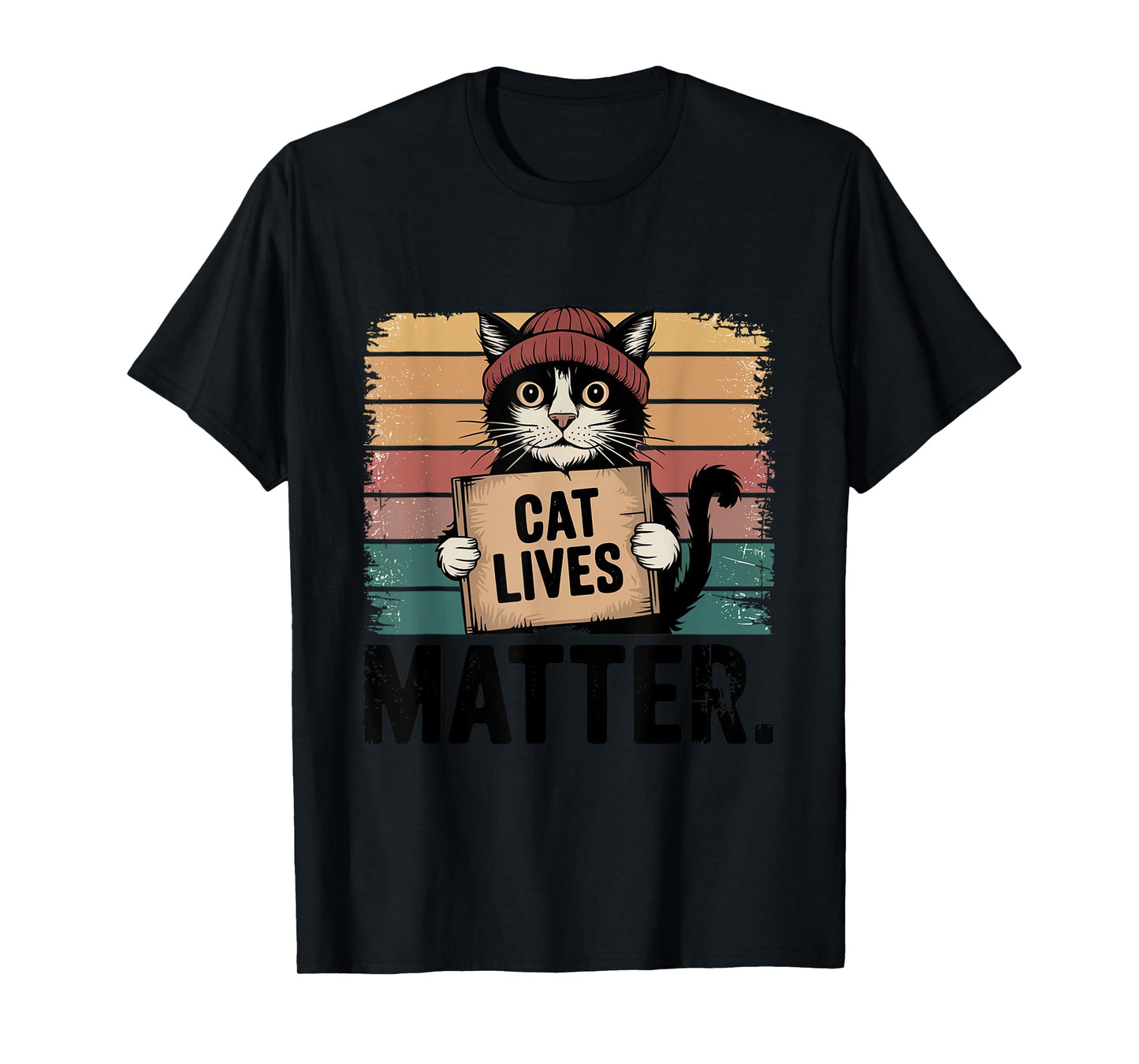 Donald Trump 2024 Cats Lives Matter Please Don't Eat My Cat Men Women T-Shirt