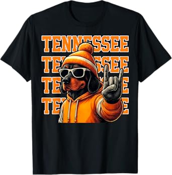 Graphic Tennessee Hound Dog Funny for Men Women Kid Boy Girl T-Shirt