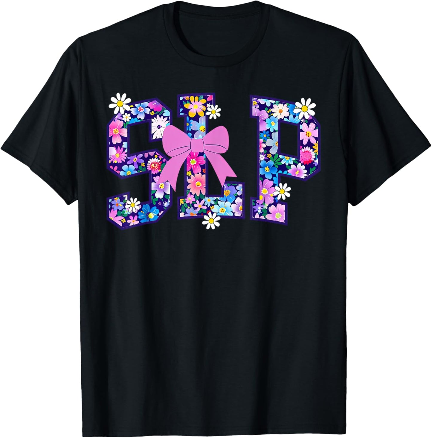 Floral Speech Language Pathologist Coquette Bow Women Teacher T-shirt by TeeBrew