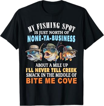 My Fishing Spot Is Just North Of None-ya-Business T-Shirt