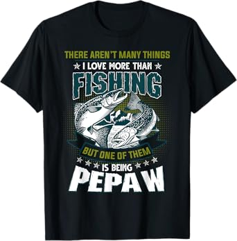 Fathers Day Fishing Pepaw Shirt Reel Cool Pepaw T-Shirt
