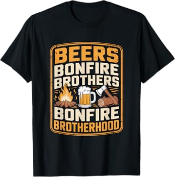 Beers Bonfire Brothers Bonfire Brotherhood T-Shirt
