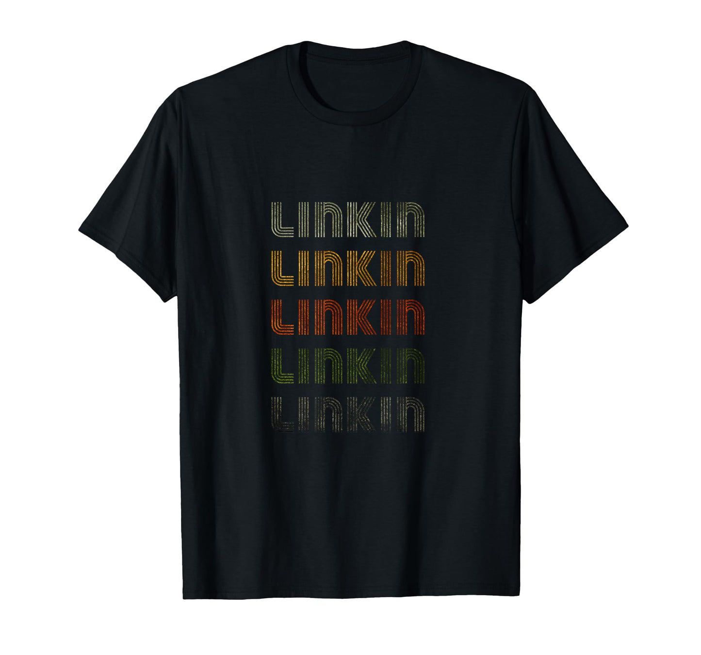 Love Heart Linkin Tee Grunge Vintage Style Black Linkin T-Shirt