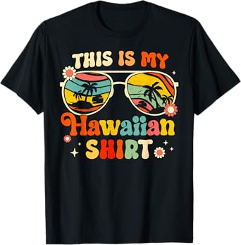 This Is My Hawaiian Shirt Tropical Beach Party Hawaii Surf T-Shirt