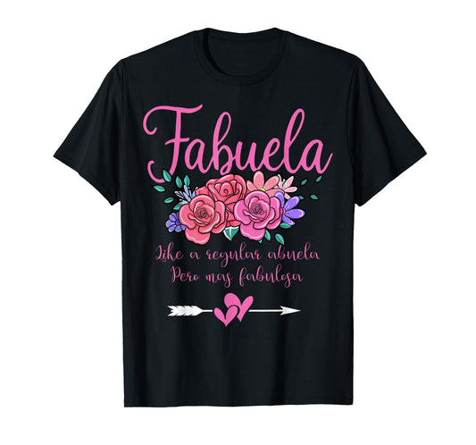 Fabuela Abuela Funny Spanish Grandma Definition T-Shirt