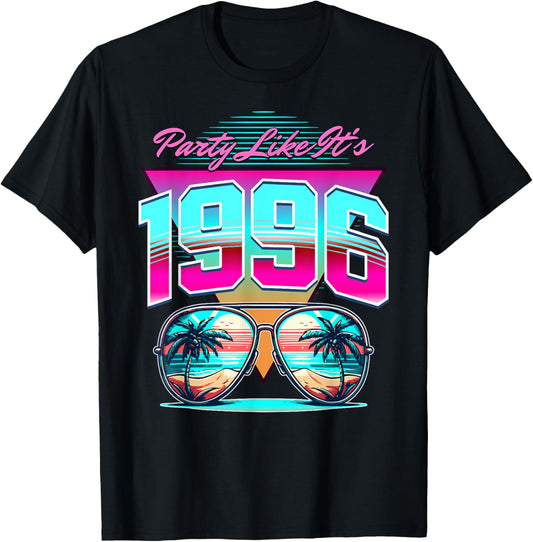 Party Like It's 1996 | Throwback Vintage 90s Theme T-Shirt