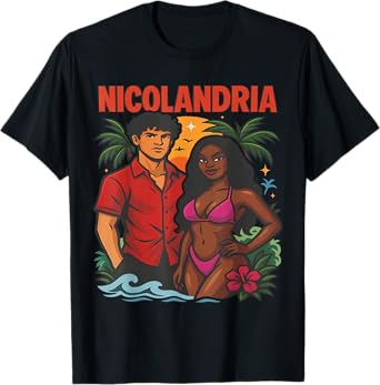 Nicolandria Funny Quote Island Love Television Show Meme T-Shirt
