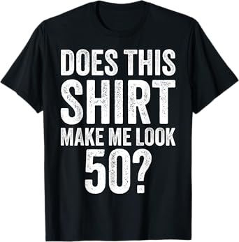 Vintage 50th Birthday Decorations Men Gag Funny 50 Birthday T-Shirt