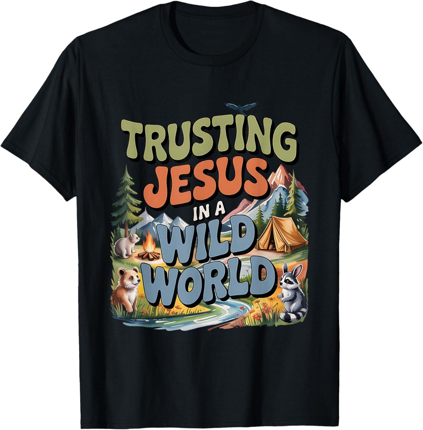 True North VBS 2025 Christian Summer Trusting Jesus Camp T-Shirt