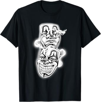 Laugh Now Cry Later Chicano Tattoo Flash T-Shirt