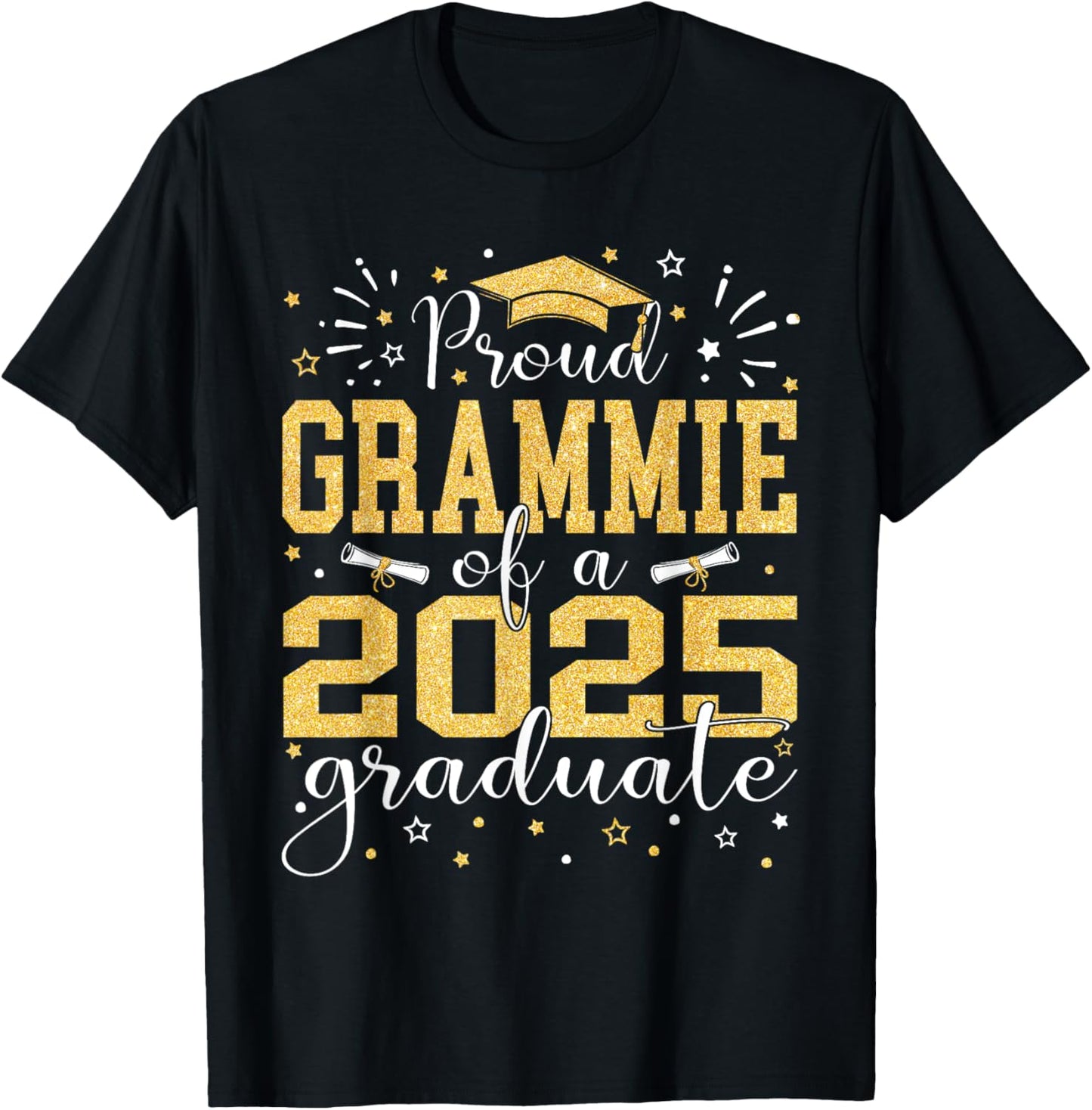 Proud Grammie Of A 2025 Graduate Senior Graduation 2025 T-Shirt