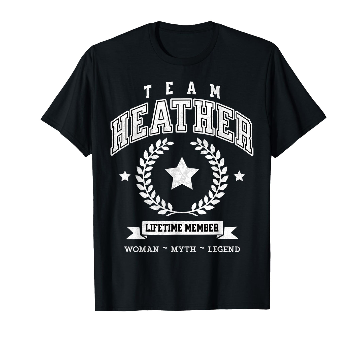 Team Heather Lifetime Member Funny Name Support T-Shirt