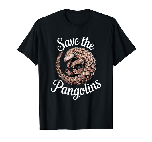 Save The Pangolin Wildlife Lover T-Shirt