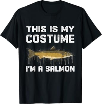 This Is My Costume I'm A Salmon Halloween Costume T-Shirt