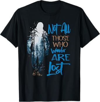 Bigfoot Not All Who Wander Are Lost Sasquatch Men Women Kids T-Shirt