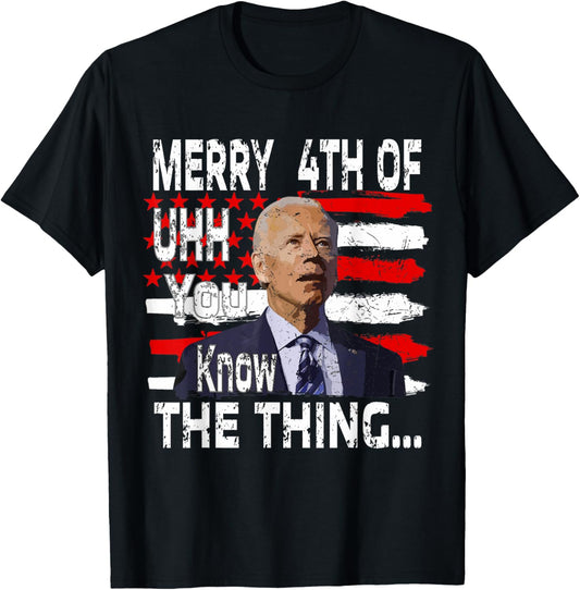 Funny Biden Happy Fourth Of July.Biden 4th of July memes T-Shirt