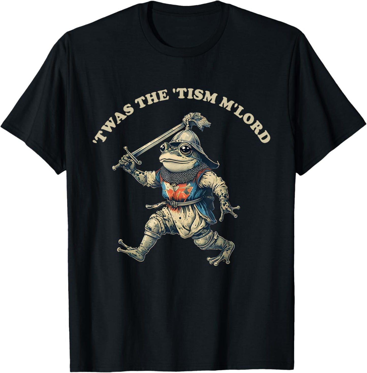 Autism Awareness Support Funny Twas The Tism M Lord Autistic T-Shirt