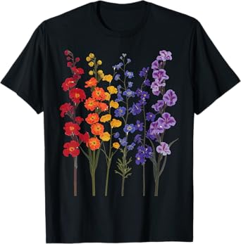 Wildflowers Floral Colorful Flowers T-Shirt
