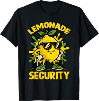 Funny Lemonade Crew Lemonade Security Lemon Juice Boss T-Shirt