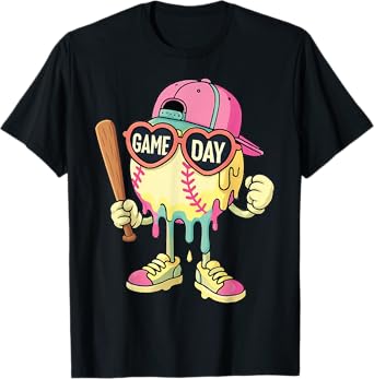 Baseball Lifestyle 101 Apparel Youth Baseball Drip Icecream T-Shirt