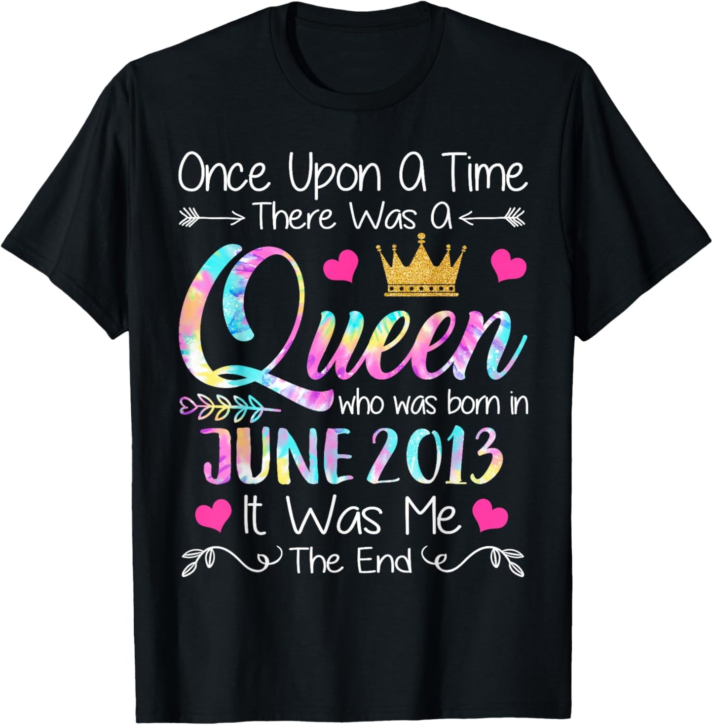 12 Years Old Birthday Girl 12 Birthday Queen June 2013 T-Shirt