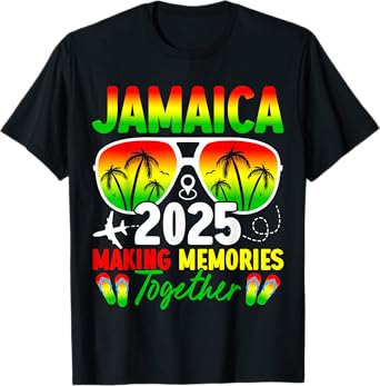 Jamaica Family Reunion 2025 Making Memories Vacation Summer T-Shirt