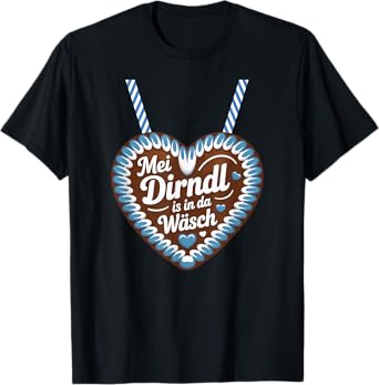 Mei Dirndl is in Da Wash Gingerbread Heart T-Shirt